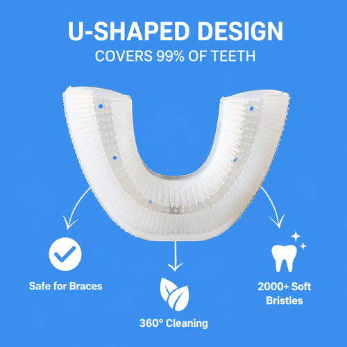 Petal U-Shaped Whitening Toothbrush