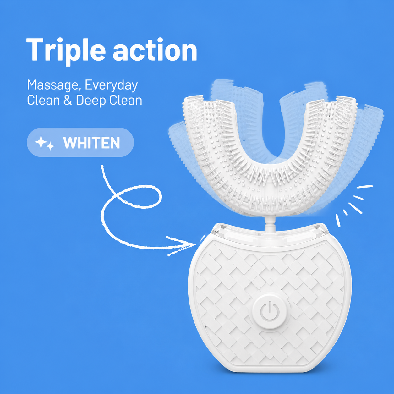 Petal U-Shaped Whitening Toothbrush