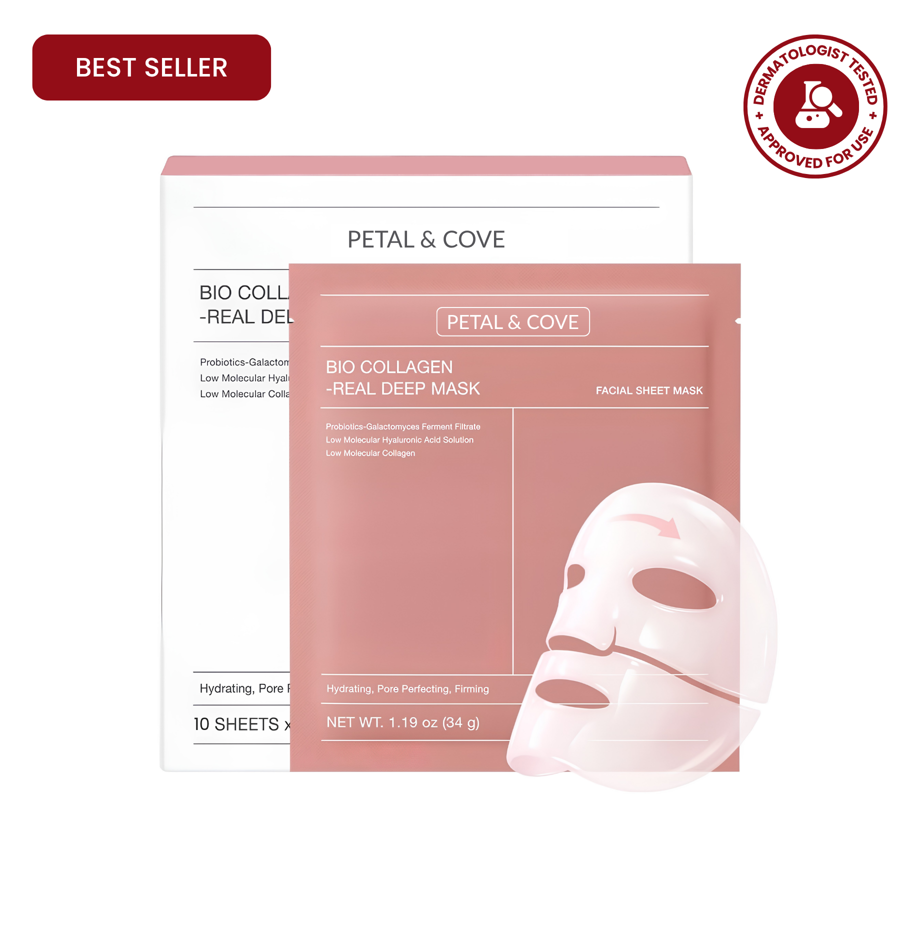 Petal Glow-Up Collagen Mask